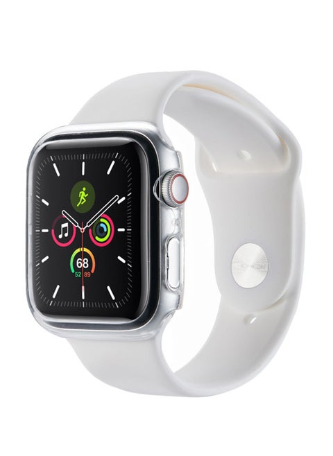 Silicone Watchbands 200mm Length with Protective Case Cover for Apple iWatch 7 41mm