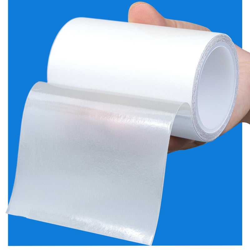 Tikfoam 7ft Inflatable Repair Patch Kit for Bounce House, Pool, Tent, Canvas, Canopy, Pool Floats, Air Bed Mattress, 3.15 in x 7 ft Roll, Waterproof - Image 1