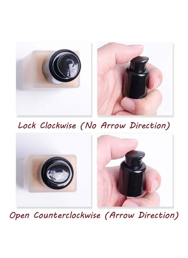 MORICHS - 2PCS Replacement Foundation Pump for MAC Studio Fix Fluid Foundation(Black) - Image 1