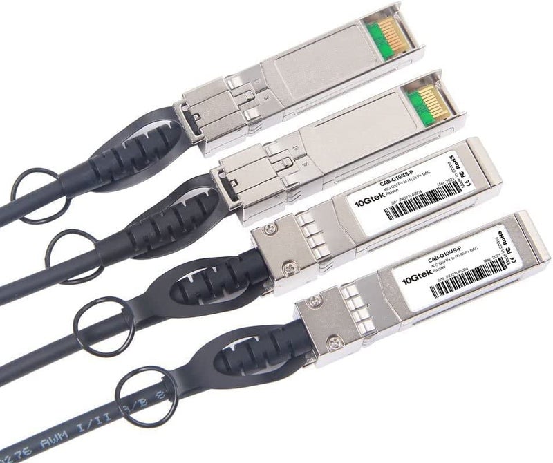 10Gtek 40G QSFP+ to 4xSFP+ Breakout DAC for Cisco QSFP-4SFP10G-CU1.5M - 40GBASE-CR4 Passive Direct Attach Copper Twinax QSFP to SFP Cable for Cisco Devices, 1.5-Meter - Image 2