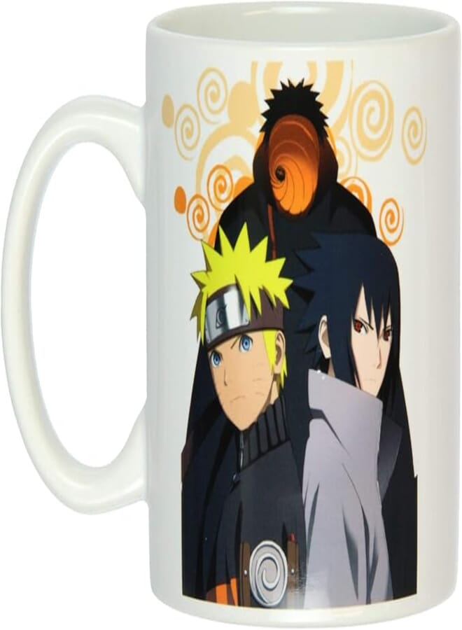 Just Funky Naruto Shippuden Obito Sasuke And Naruto 16 OZ. Tea Coffee Mug Cup