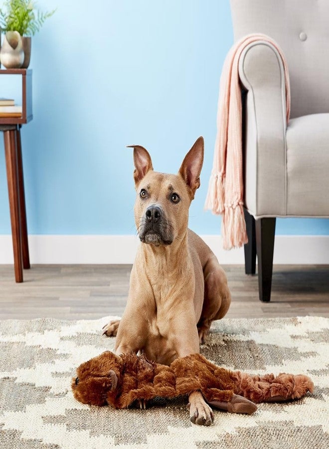 Hyper Pet Critter Skinz Beaver Super Squeaker Plush Dog Toy, Large - Image 2