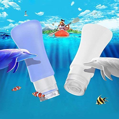 Teapile 4 Pack Travel Bottles, 3oz Leak Proof Travel Accessories Containers Toiletries,Travel Shampoo And Conditioner Bottles,Perfect for Business or Personal Travel, Fun Outdoors 9 Pieces - Image 5