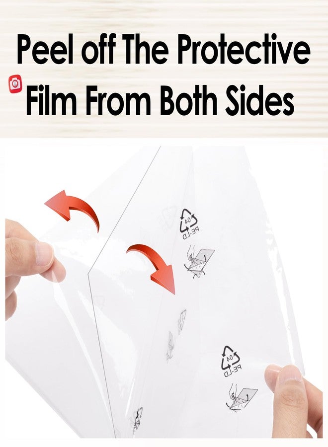 FIXSMITH 8x10 Picture Frame Set of 2, Photo Frame with HD Plexiglass, Display Pictures 5x7 with Mat or 8x10 Without Mat, Brown Picture Frames Collage for Tabletop or Wall Display - Image 4