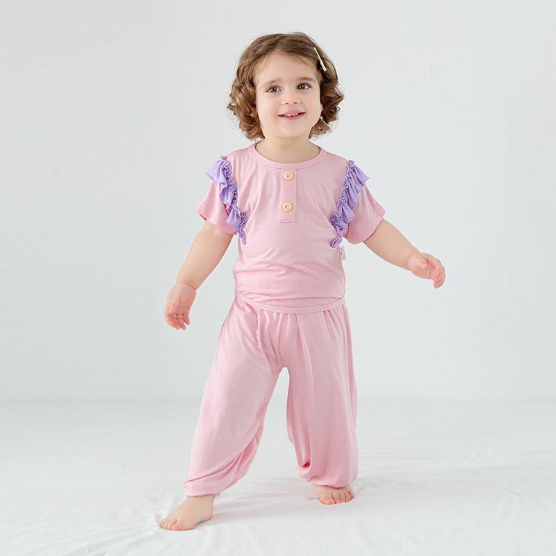 Newborn Baby Clothes Summer Thin Short-sleeved Air-conditioning Clothes Newborn Boys and Girls Baby Split suit High-elastic Summer Clothes - Image 5