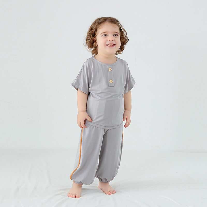 Newborn Baby Clothes Summer Thin Short-sleeved Air-conditioning Clothes Newborn Boys and Girls Baby Split suit High-elastic Summer Clothes - Image 4