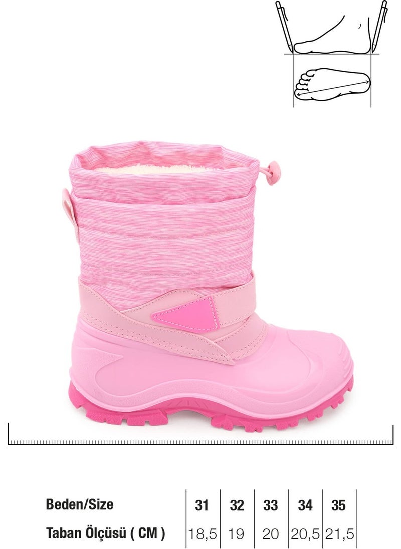 Gezer - Winter Girls' Warm Lined Snow Boots - Image 1