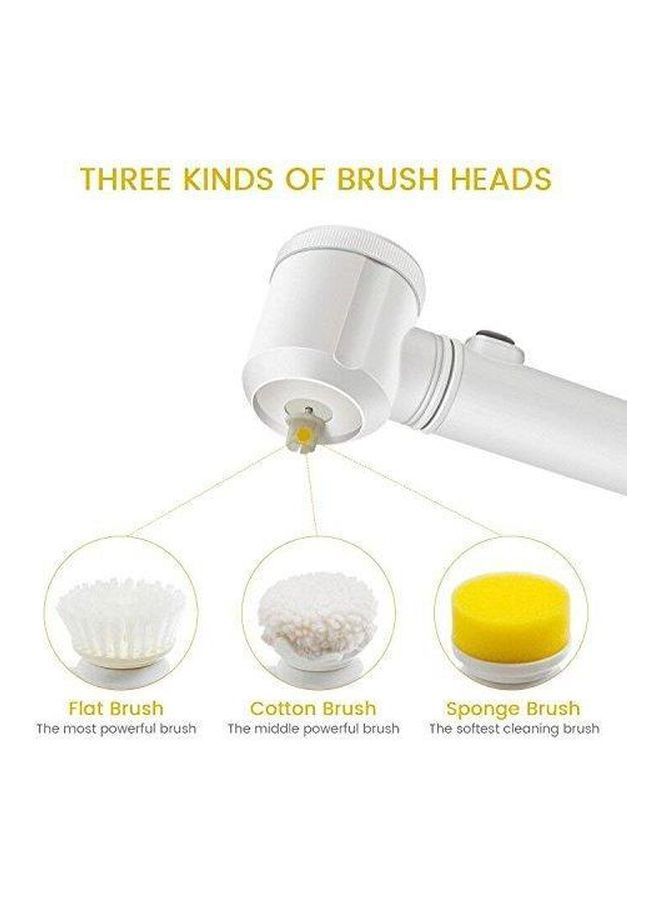 NIBEMINENT 5-In-1 Magic Cleaning Brush White/Yellow 17x22.5x7.5centimeter - Image 2