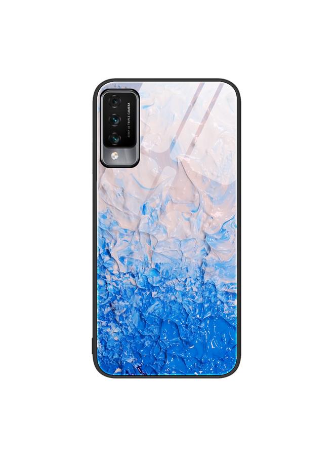 S-TOP Case For Huawei Maimang 10 Marble Pattern Glass Protective Phone Case - Image 1