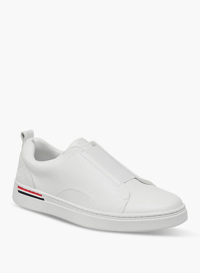 Lee Cooper Men's Solid Slip-On Loafers with Pull Tabs