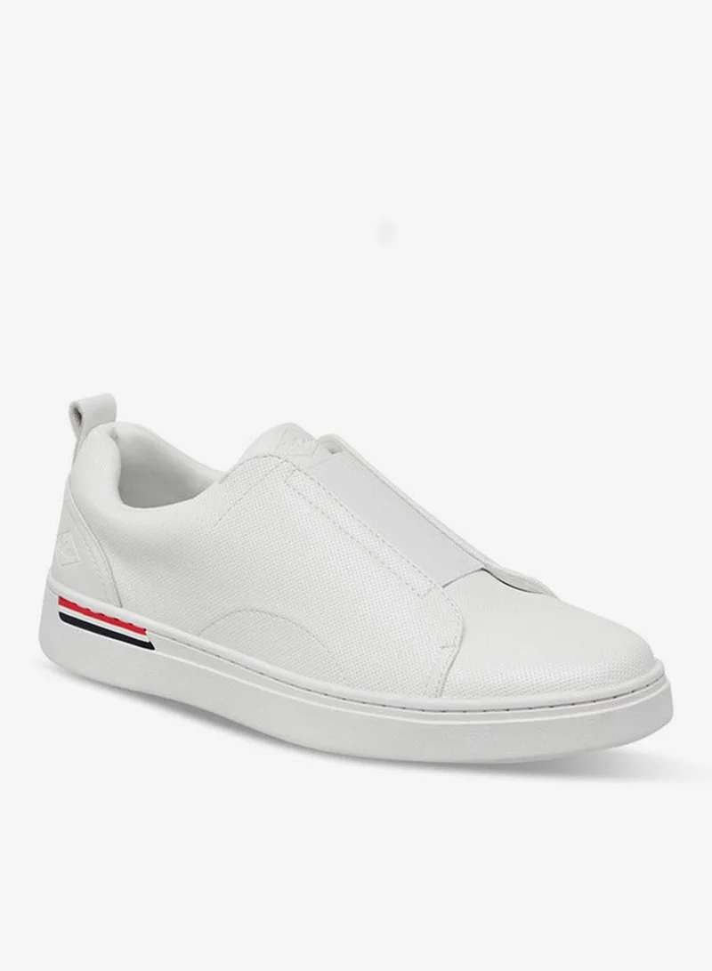 Lee Cooper Men's Solid Slip-On Loafers with Pull Tabs