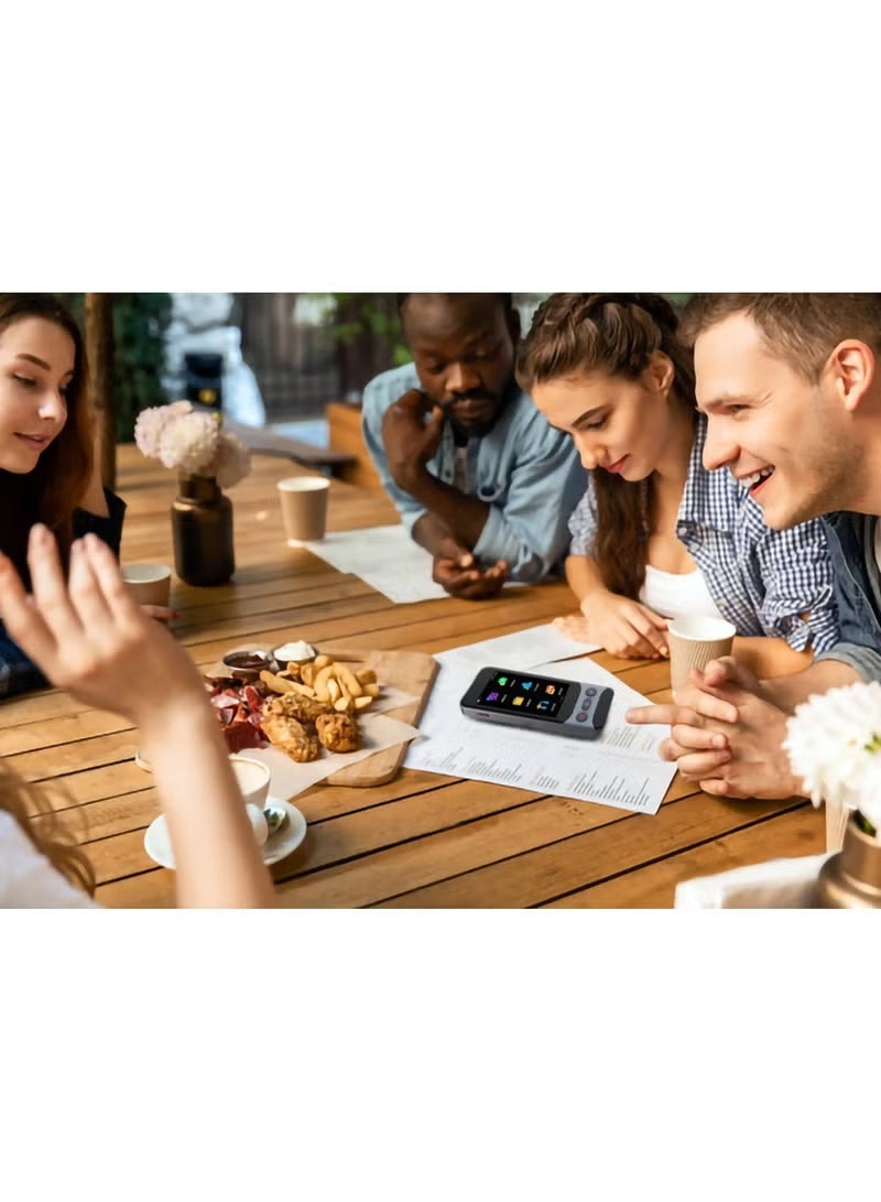 LEVELO FluentLink Smart Voice Translator Device with Built-in ChatGPT, 139 Languages, Offline & Online Translation, Real-Time Voice & Photo Translation, Dual Translation Buttons – Grey - Image 5