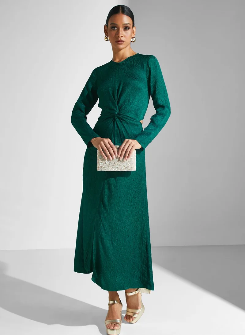 Closet London Cut Out Detail Front Knitted Dress