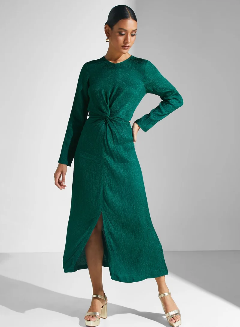 Closet London Cut Out Detail Front Knitted Dress