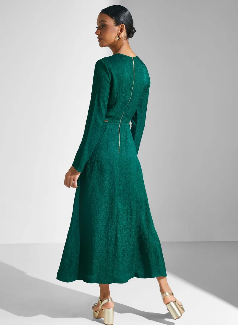 Closet London Cut Out Detail Front Knitted Dress