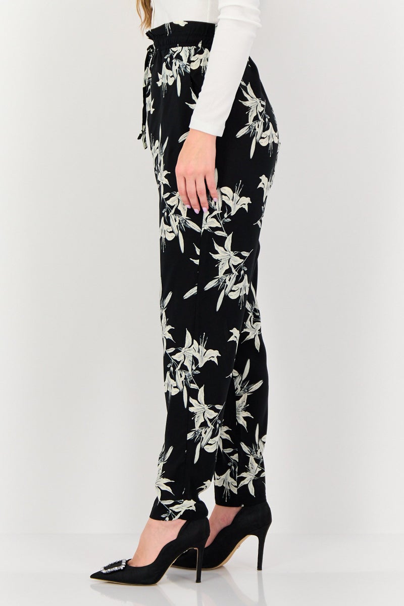 DOROTHY PERKINS Women Regular Fit Floral Pattern Palazzo Pants, Multicolor - Image 2