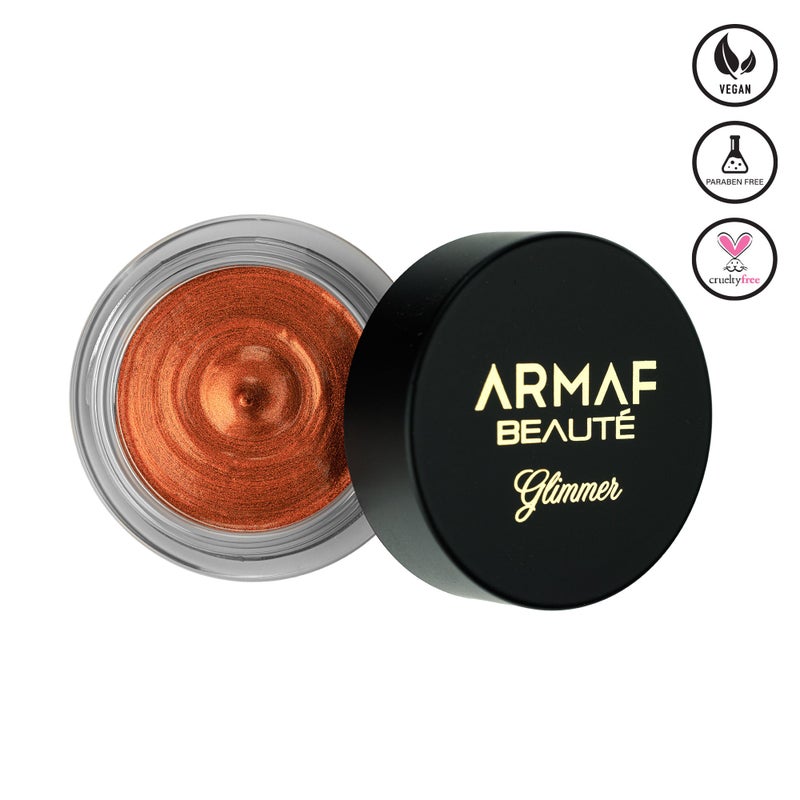 Armaf Beaute Glimmer Jelly Highlighter Castor, Multi Use Jelly Highlighter For Face & Eyes, Weightless Makeup, Long Lasting, Smooth Blendable Formula, Easy Application, Luminous Glow & Radiant Finish - Image 1