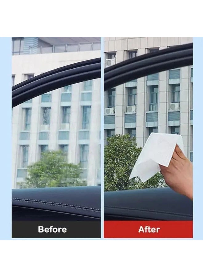 Car Interior Cleaning Wet Wipes 80pcs - Multi-Purpose Wipes for Glass, Leather & Surfaces - Image 2