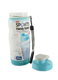 LOCK & LOCK LocknLock 500ml Color Sports Handy Bottle - Blue, Collapsible, Lightweight, with Wrist Strap and Quick-Access Top  - Image 5