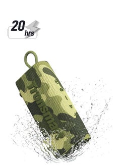 Tronsmart Tronsmart Trip Portable Bluetooth Speaker, Wireless Waterproof Speaker with 10W Output, Bluetooth 5.3, IPX7 Waterproof, 20H Playtime, Built-in Mic (Camo)  - Image 1