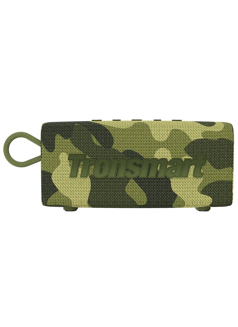 Tronsmart - Tronsmart Trip Portable Bluetooth Speaker, Wireless Waterproof Speaker with 10W Output, Bluetooth 5.3, IPX7 Waterproof, 20H Playtime, Built-in Mic (Camo) - Image 1