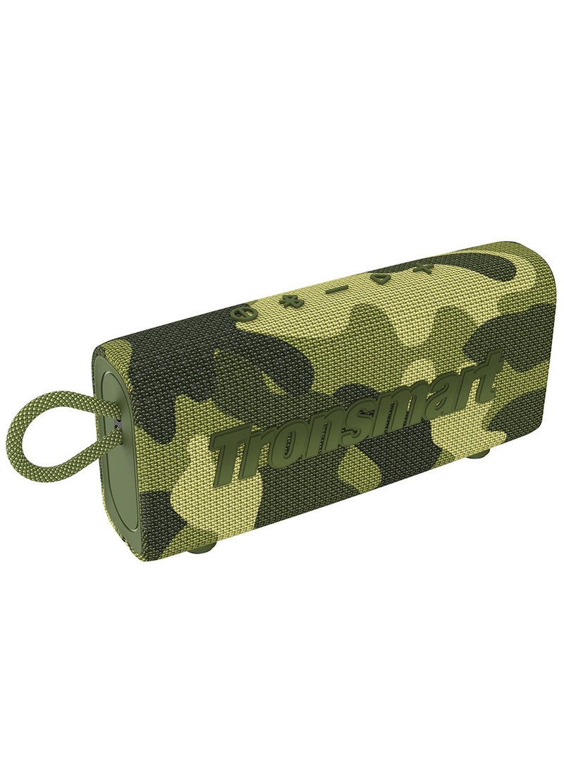 Tronsmart - Tronsmart Trip Portable Bluetooth Speaker, Wireless Waterproof Speaker with 10W Output, Bluetooth 5.3, IPX7 Waterproof, 20H Playtime, Built-in Mic (Camo) - Image 1