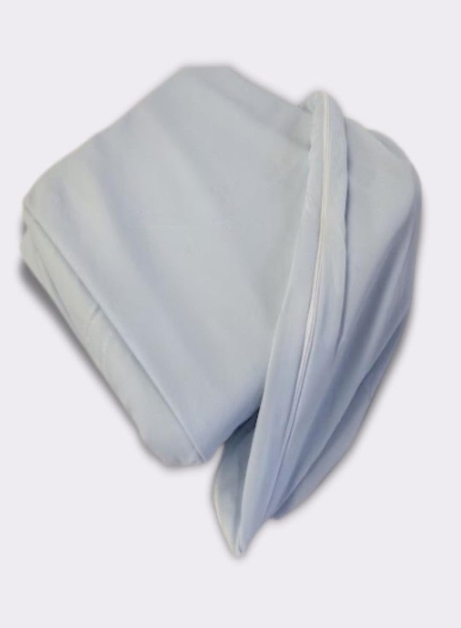 Continental Bedding Arctic Dreams Cooling Duvet Protector with Zipper Closure by Continental Bedding - Breathable Polyester/Nylon Fabric Comforter Cover - California King Size 108 Inch x 96 Inch - Image 4