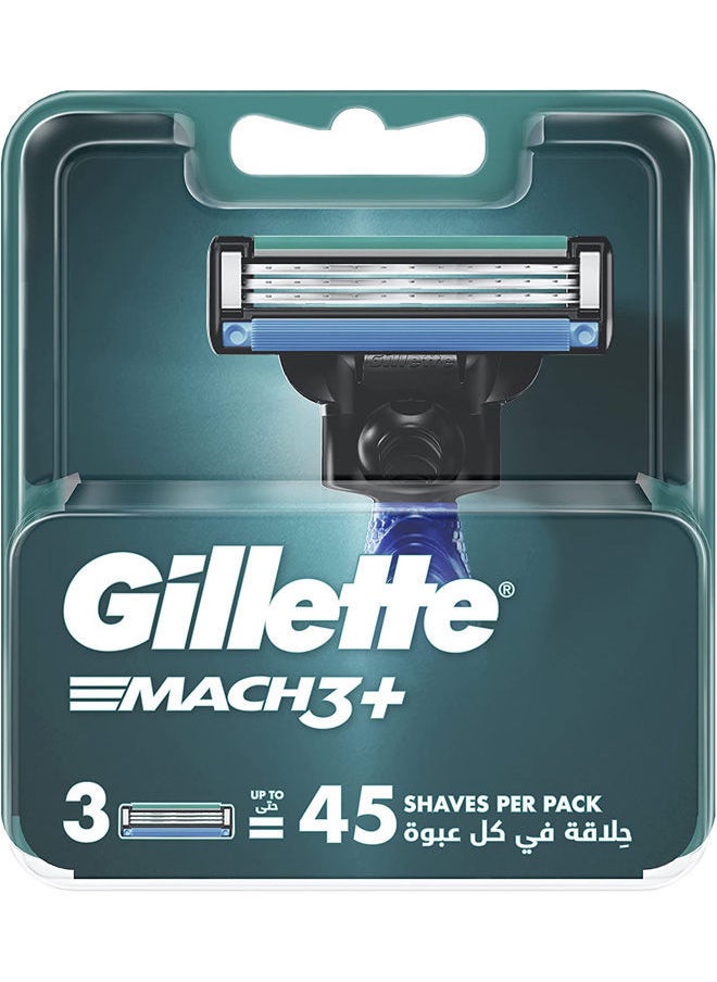 Gillette - ماك 3 + شفرات إعادة تعبئة 3 قطع - Image 1