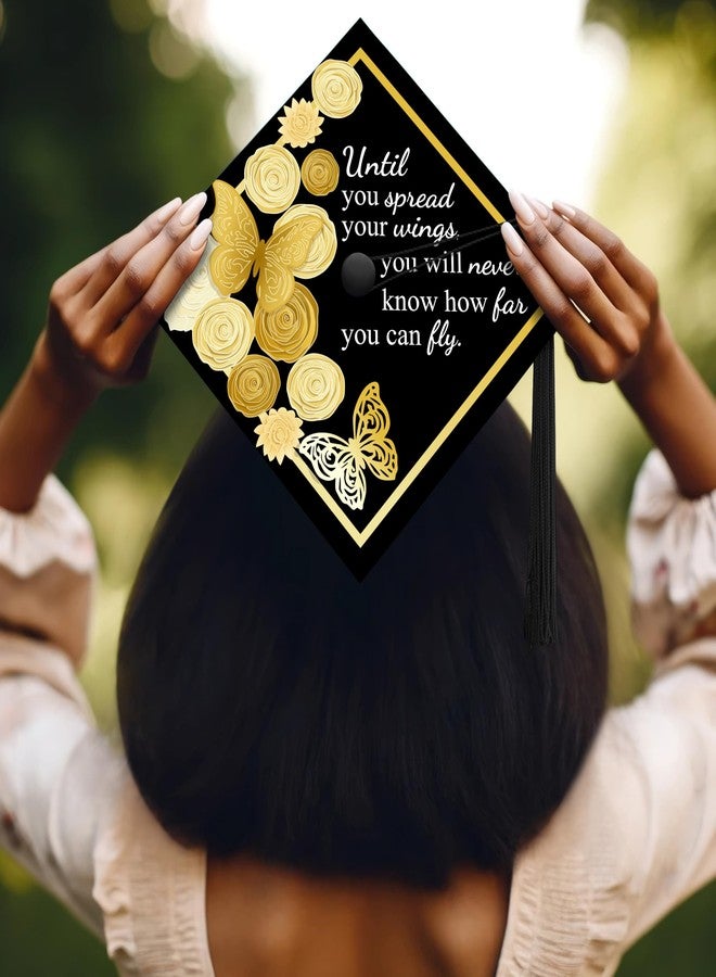 ADVANSYNC Until You Spread Your Wings Graduation Cap Topper - Image 2