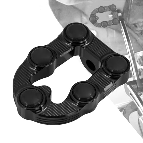 HDBUBALUS Motorcycle Shifter Peg Anti-Skid Shift Peg Fit for Harley Touring Dyna Sportster 883 1200 Softail Street Road Glide 1984-2025 Black - Image 1