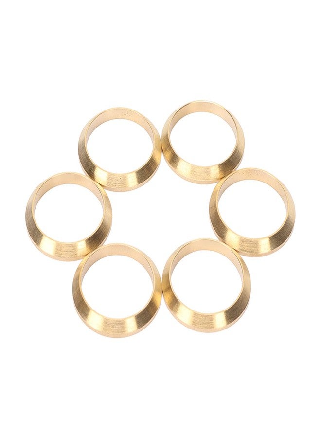 Yoidesu Clock Decorative Rings, 6Pcs Tubes Copper Ring for in 14 Nixie Tube Clock DIY Clock Decorative Rings - Image 1