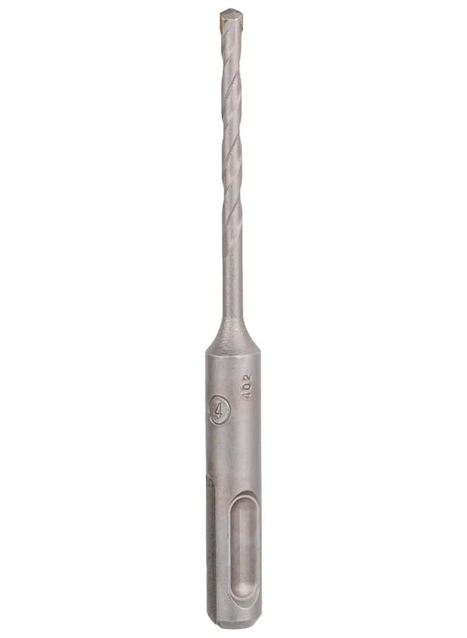 BOSCH Sds Plus 1 Drill Bit 2 Flute U Shape Flute Design Provides Effective Dust Removal 4.00 Mm Diameter 110 Mm Total Length 1 Pcs - Image 1