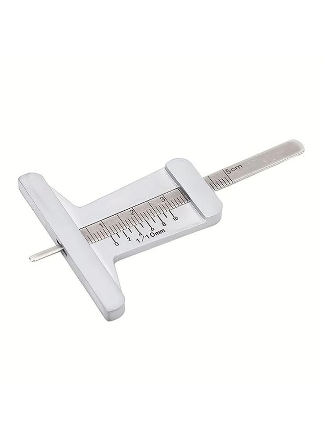 مقياس عمق مداس الإطار المحمول، فرجار من النوع T الورني، قياس يدوي من 0 إلى 50 مم، قطعة واحدة - Image 1