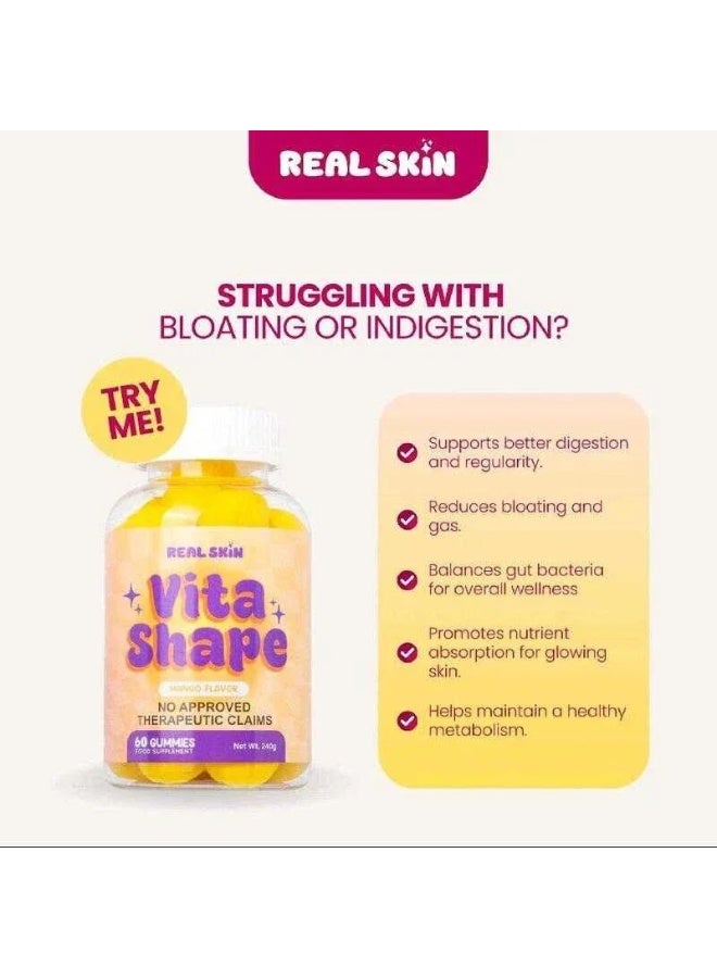 Real Skin Mango-flavored gummy candies, 60 pieces - Image 2