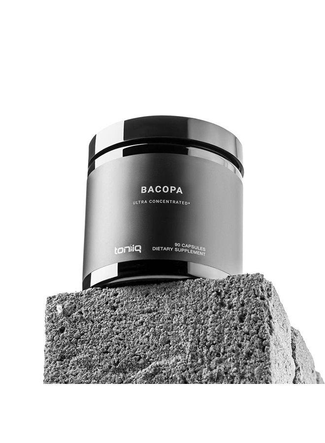 Toniiq 14,000 ملغ 28X مستخلص مركز - 50% باكوسيدات - قوة عالية جداً باكوبا - (غير معدلة وراثياً) - مركزة للغاية ومتاحة حيوياً - 90 كبسولة - Image 3