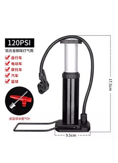 Generic Mountain Bike Portable Mini Pump High-Pressure Basketball5522 air cylinder (without barometer) Black 5522 air cylinder (without barometer) Black 