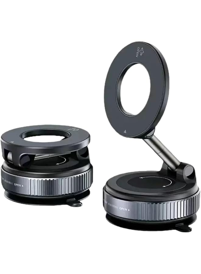 Green Tiger Strong Magnetic Car Phone Holder for MagSafe, Ultra Vacuum Suction Cup Phone Mount 360° Cell Phone Holders for Your Car Accessories for iPhone 16 15 14 13 12 and Android