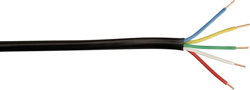 Woods 553060407 18GA Thermostat Wire 250Foot Black 250 Foot