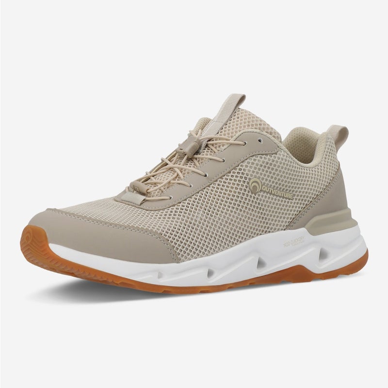 Outventure Watercross Men's Sneakers – Beige Lightweight Hybrid Outdoor Shoes with Quick-Dry Mesh and High-Traction Sole - Image 1