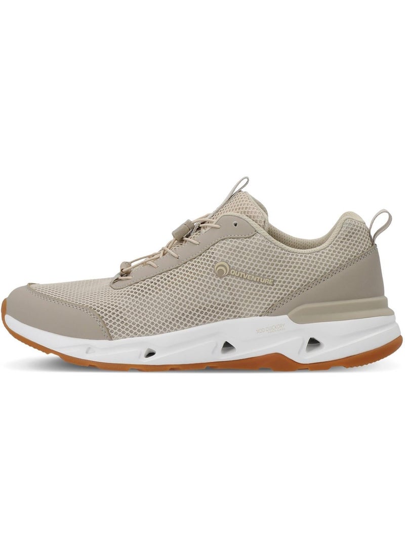 Outventure Watercross Men's Sneakers – Beige Lightweight Hybrid Outdoor Shoes with Quick-Dry Mesh and High-Traction Sole - Image 5