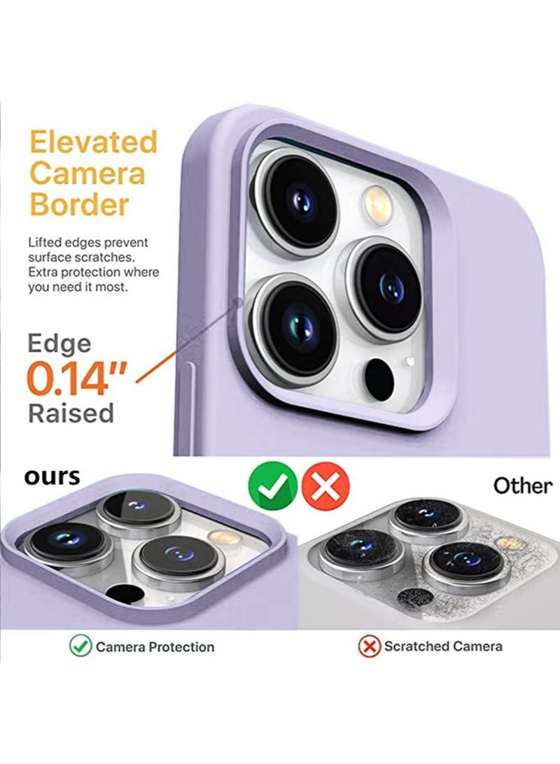 iPhone 14 pro Mobile Case Cover with Soft Liquid Silicone Protection Anti-Scratch Shockproof Accessories Slim Protective Back Cover with Comfortable Hold Touch Feeling and Anti-fingerprint - Image 2