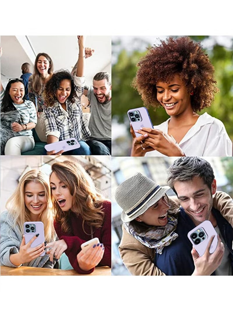 iPhone 14 pro Mobile Case Cover with Soft Liquid Silicone Protection Anti-Scratch Shockproof Accessories Slim Protective Back Cover with Comfortable Hold Touch Feeling and Anti-fingerprint - Image 5