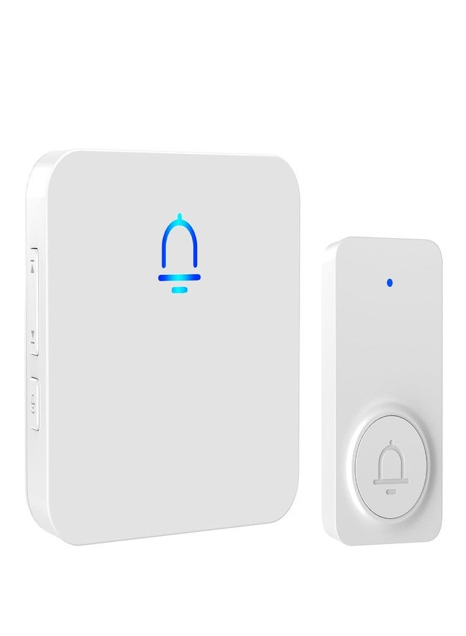 SECRUI Wireless Doorbell with 1000ft Range, Adjustable Volume, Waterproof Design, Hassle-Free Installation, 32 Melodies, White （1 Receiver+1 Button） - Image 1