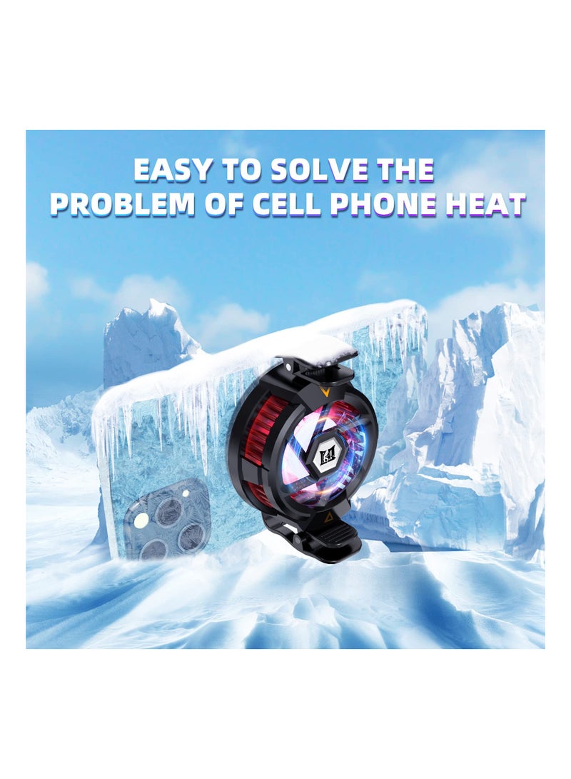 Mobile Phone Cooler for Magsafe Gaming, Fan for PUBG Compatible with iPhone 12 and 13 Series - Image 3