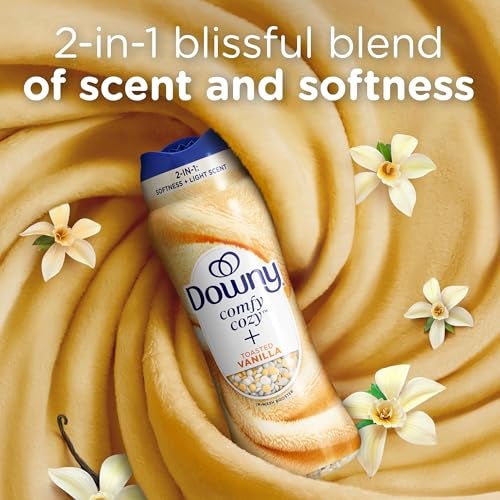 Downy Blends In-Wash Laundry Scent Booster Beads, Toasted Vanilla Scent, 25.6 OZ, Fabric Sottener Beads and Freshness - Image 2