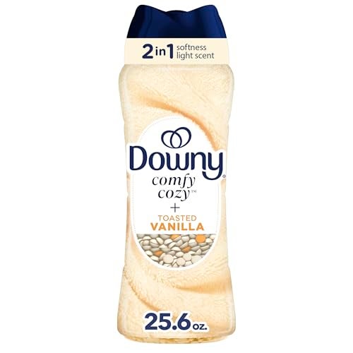 Downy Blends In-Wash Laundry Scent Booster Beads, Toasted Vanilla Scent, 25.6 OZ, Fabric Sottener Beads and Freshness - Image 1