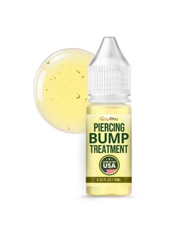 BodyJ4You BodyJ4You Piercing Bump Treatment Keloid Bump Removal | Nose Piercing Cleaner Ear Piercing Cleaning Solution | Bump Shrinking Drops Keloid Bump Removal | Aftercare Piercing Solution | 0.33 Fl Oz  - Image 1