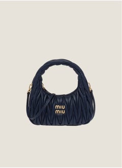 حقيبة كتف MIU واندر من جلد نابا