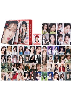 زد Integrated small card KPOP Korean Wave photo card 55 boxed DIY collection IVE support Zhang Yuanying small card (pink) 