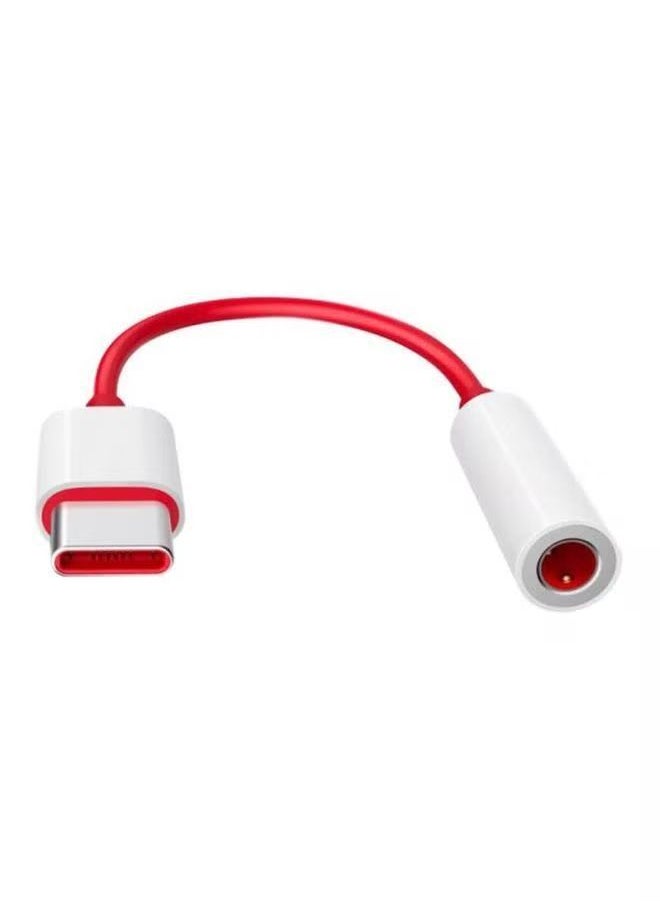 Generic - USB Type C Headphone Jack Adapter, Type C to 3.5mm Female Earphone Aux Audio Connector Adapter for HTC Moto Galaxy Red - Image 1